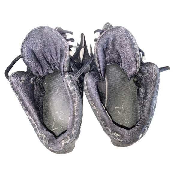 Nike Jordan Rising High Flight Speed Basketball Shoes Size 7 Black White - Picture 8 of 13